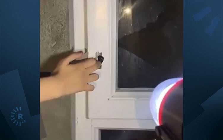 Topek li Gundê Bazê ket / Wêne: Ji dîmenan