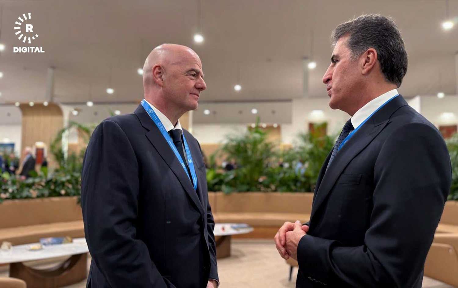 نێچیرڤان بارزانی و جیانی ئینفانتینۆ