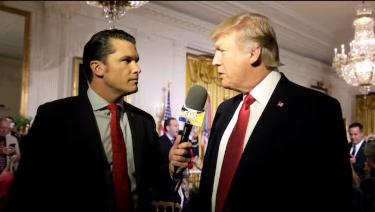 Pete Hegseth û Donald Trump/Wêne: Arşîv