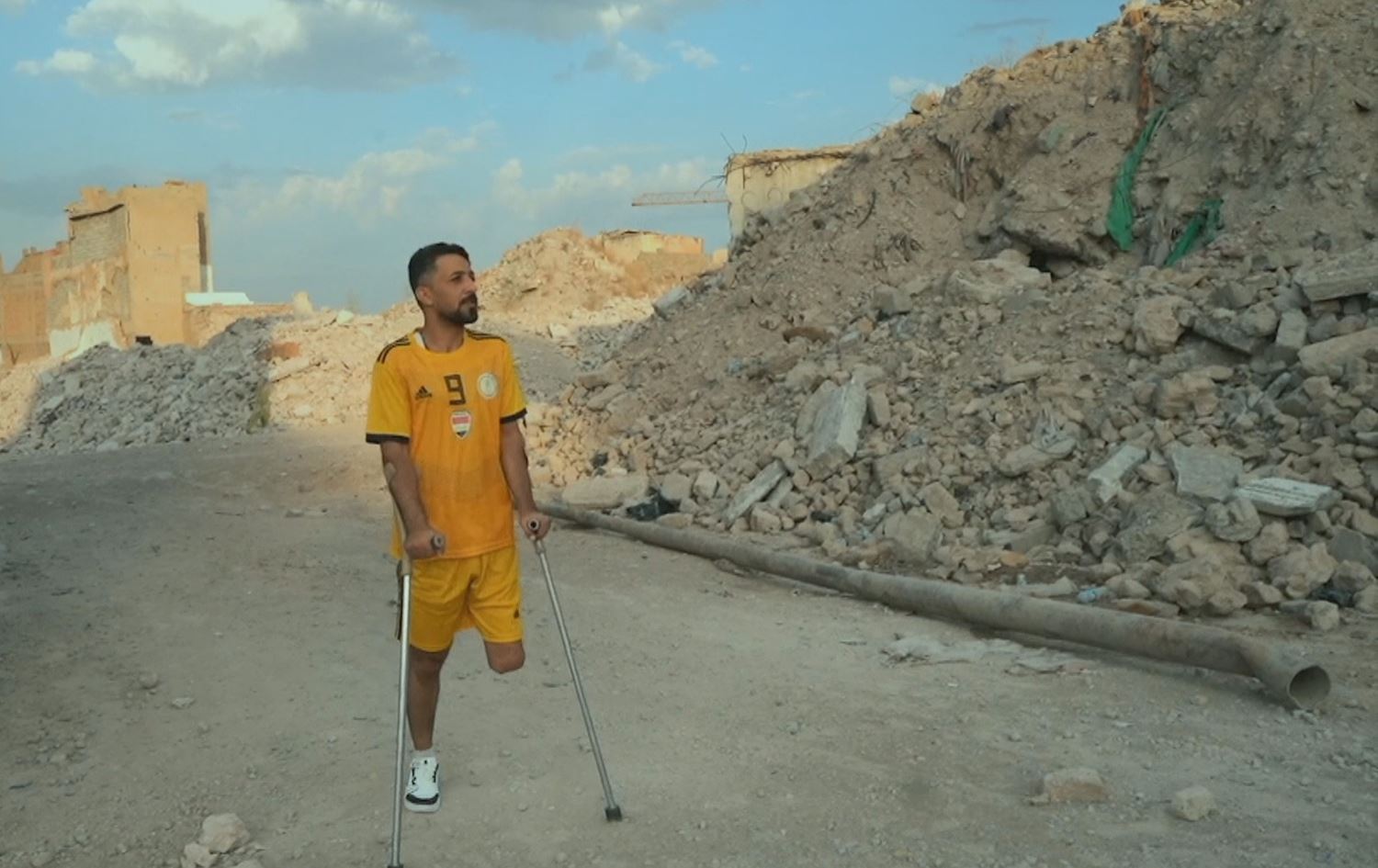 Lîstikvanê astengdar Fadî Sebawî / Wêne: Rûdaw