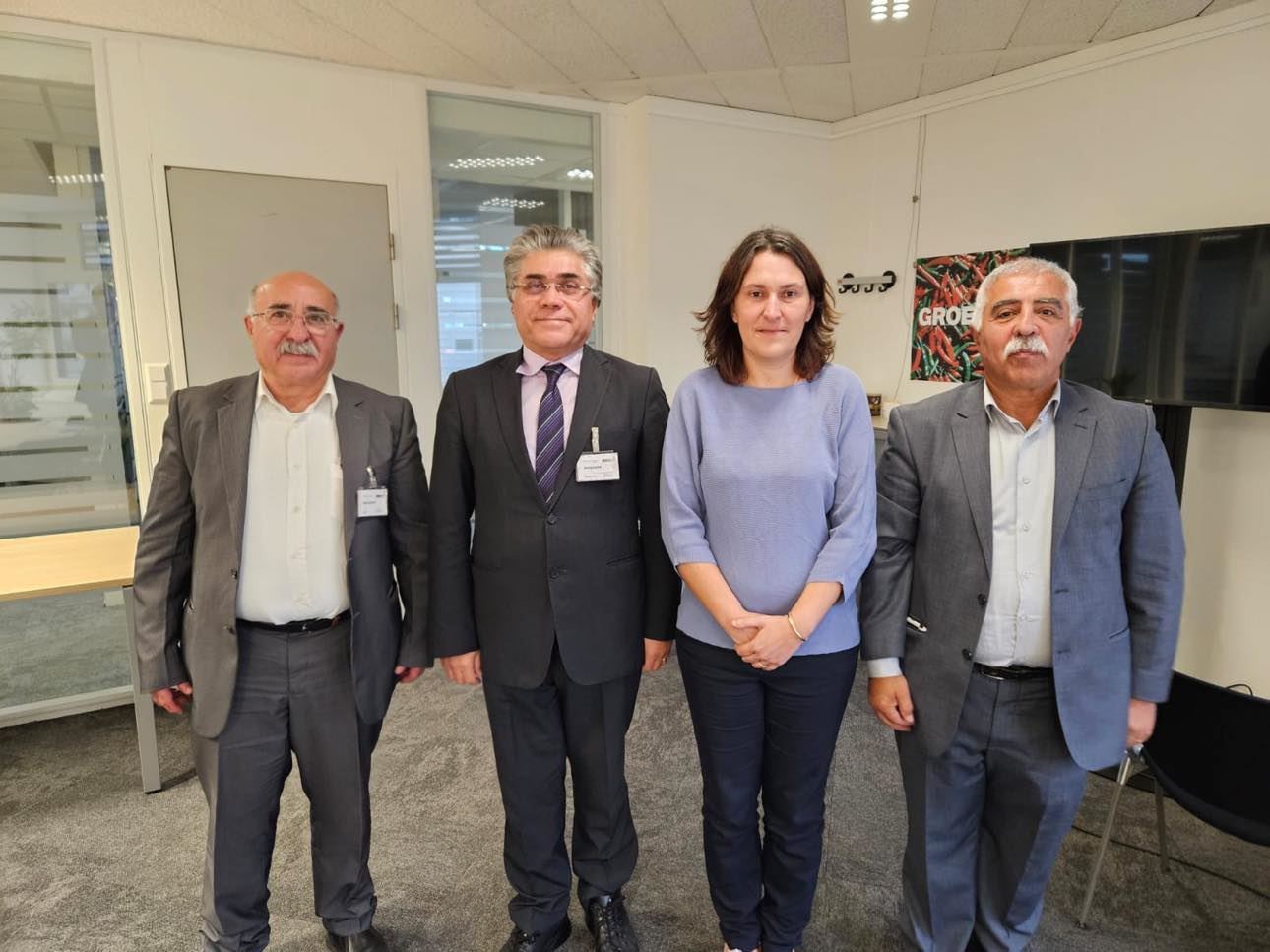 Wêneyê Şandeya PWK û Kati Piriyê\ Wêne: PWK