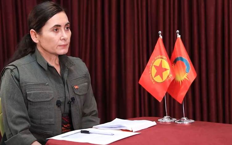 PKK Merkez Komitesi Üyesi Helin Ümit (Ekran alıntısı/Medya Haber)