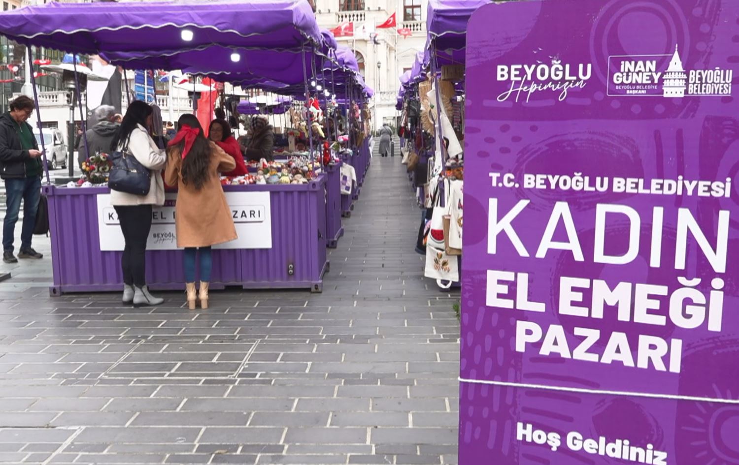 Bazara Karê Destan a Jinan a Beyogluyê \ Wêne: Omer Sonmez \ Rûdaw 