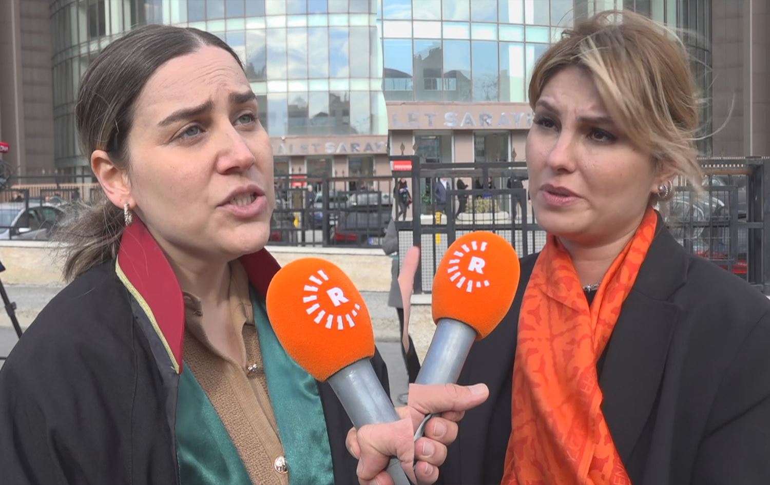 Parêzerên dozê Ozgecan Sirma û Serpîl Çinar\Wêne û vîdeo: Rûdaw