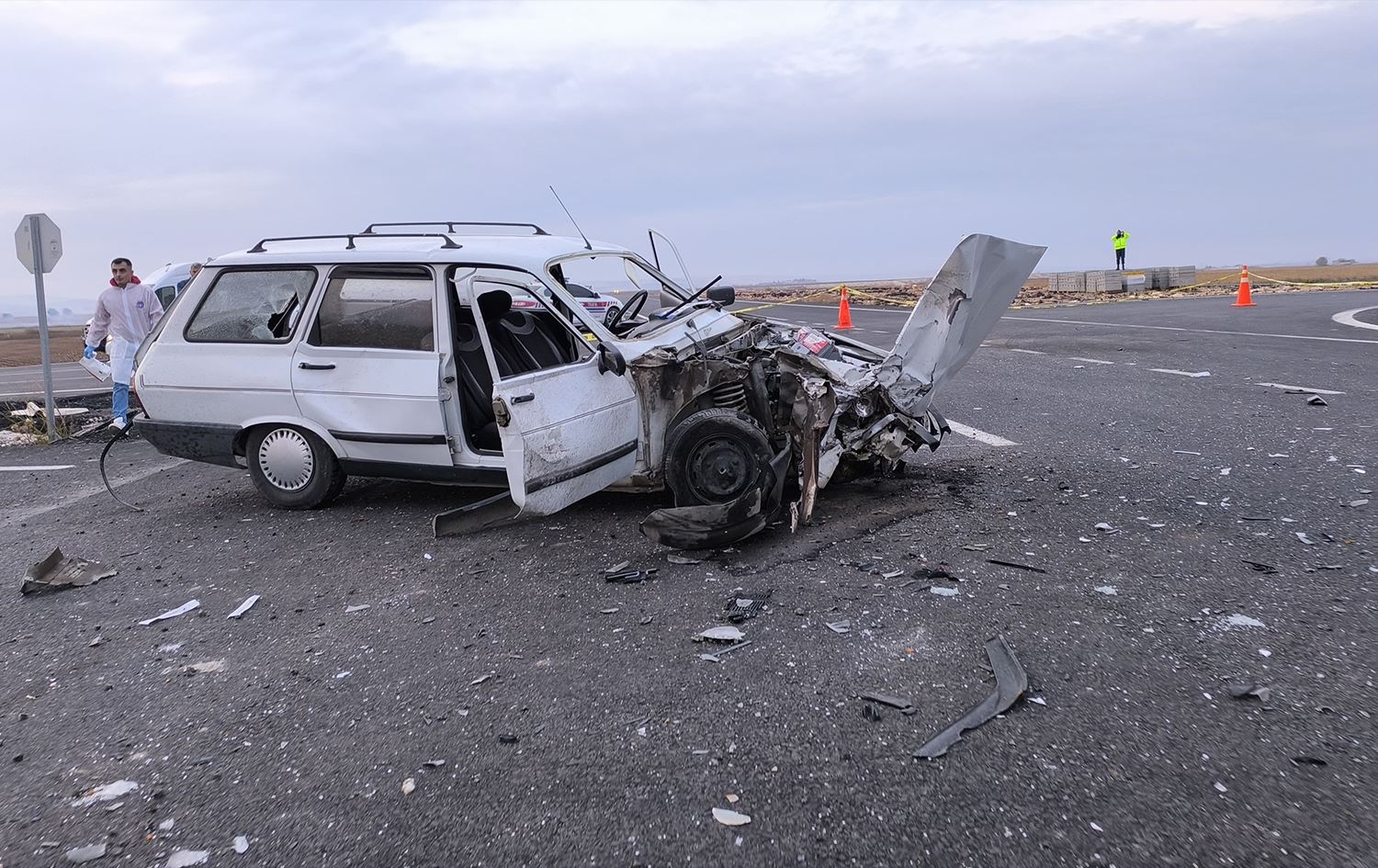 Dîmenê piştî qezayê\ Wêne: AA 