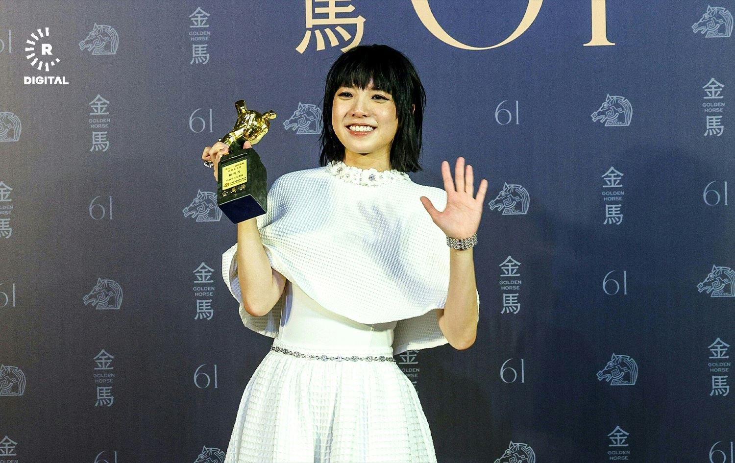 چۆنگ سویت یەنگ، براوەی خەڵاتی باشترین ئەکتەری ژن. وێنە: AFP