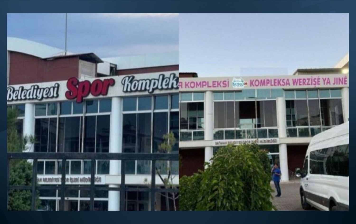 Batman'da kayyım Kürtçe tabelayı kaldırdı