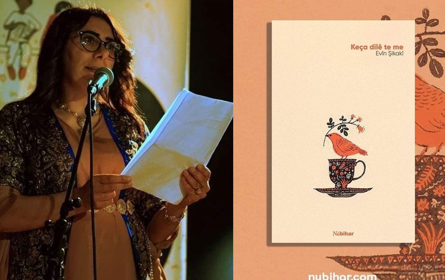 Helbestvan Evîn Şikakî / Wêne: Rûdaw Grafîk