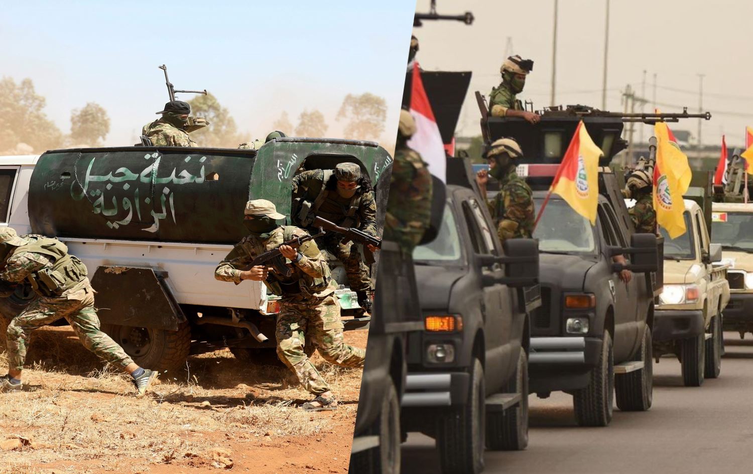 "لن ننتظر قدومهم لبلدنا".. المقاومة العراقية تتأهب لصد فصائل المعارضة السورية داخل أراضيها