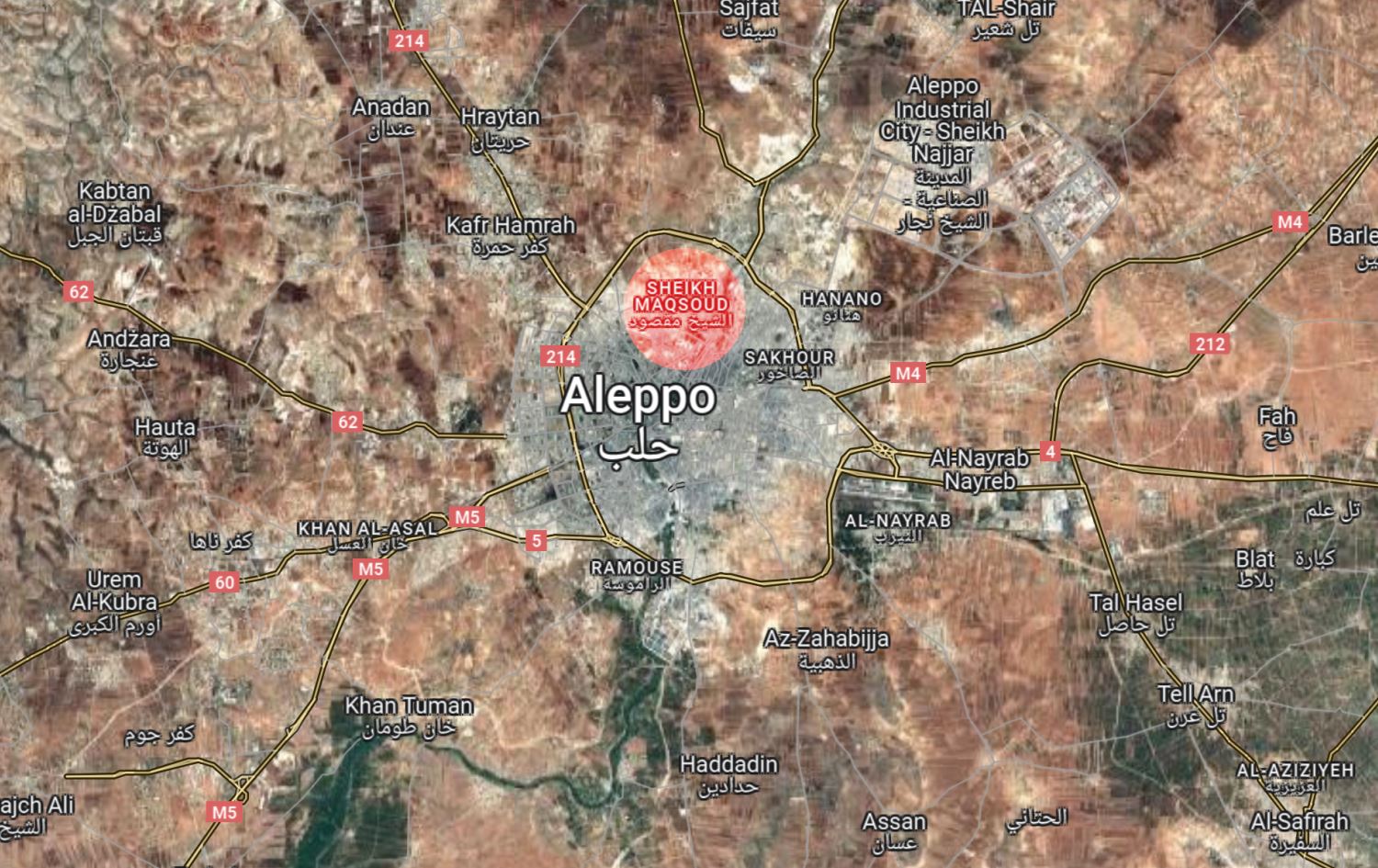 Aleppo’s Kurdish neighborhood braces for clashes with rebels