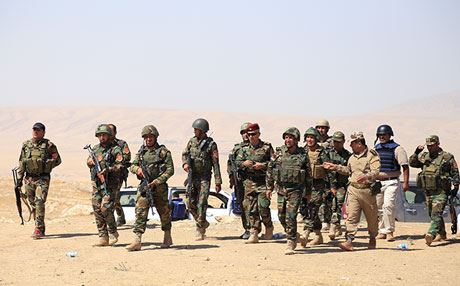 KOBANİ – Peşmergeden görev devir-teslimi... (YENİLENDİ)