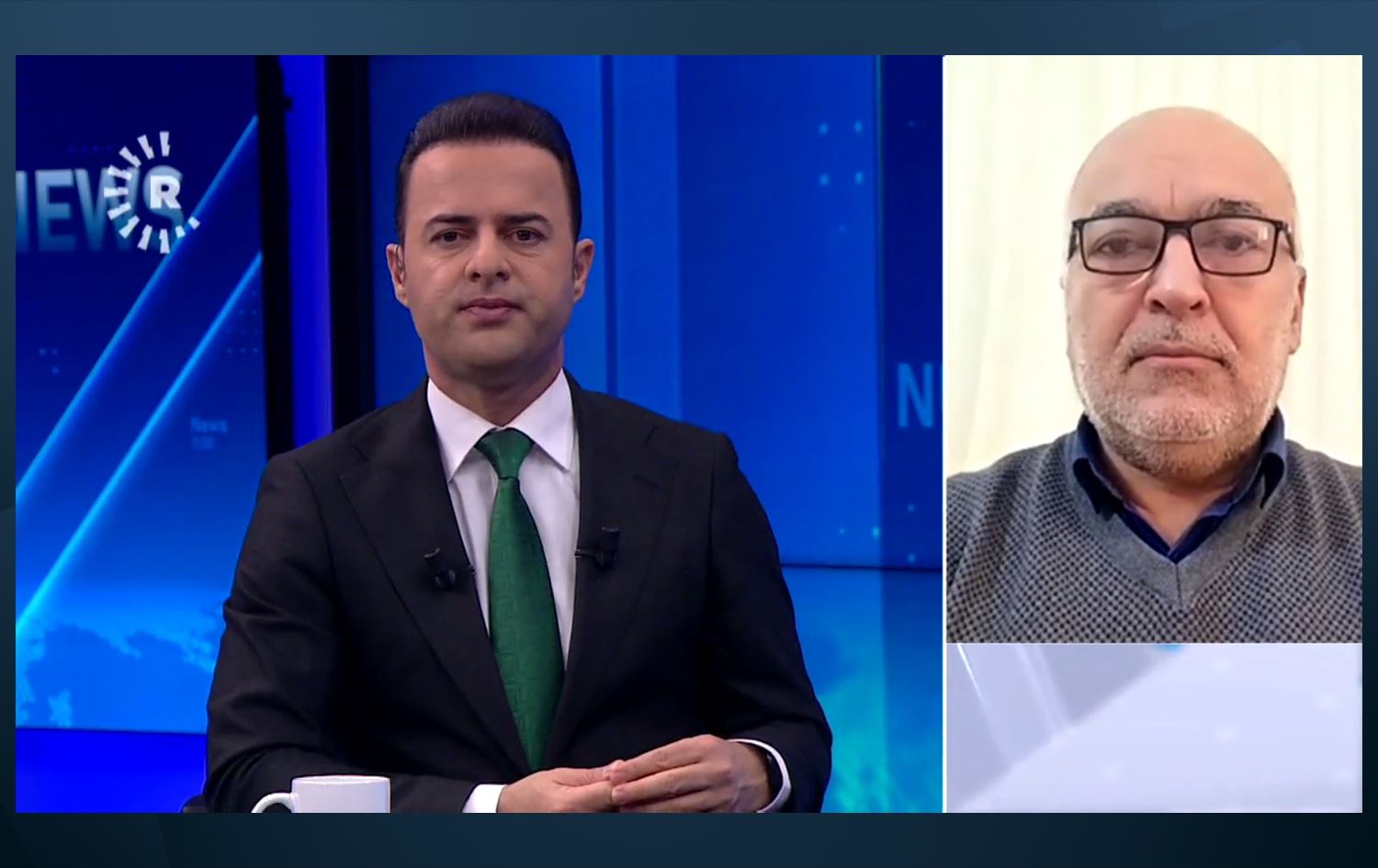 Azad Osman bû mêvanê Dildar Herkî /Wêne: Rûdaw