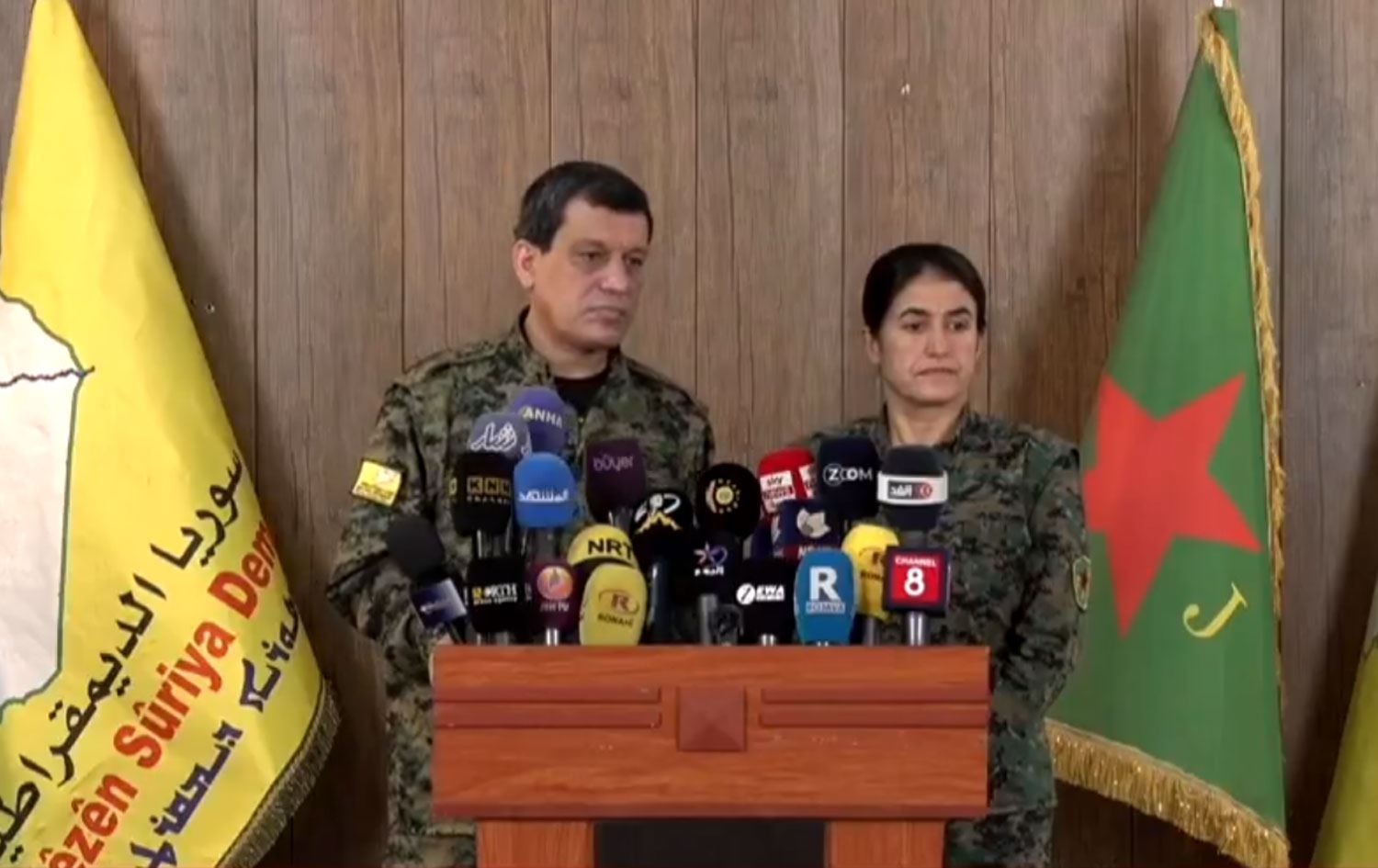 Mezlûm Ebdî û Rohilat Efrîn / Wêne: Ji ber dîmenan