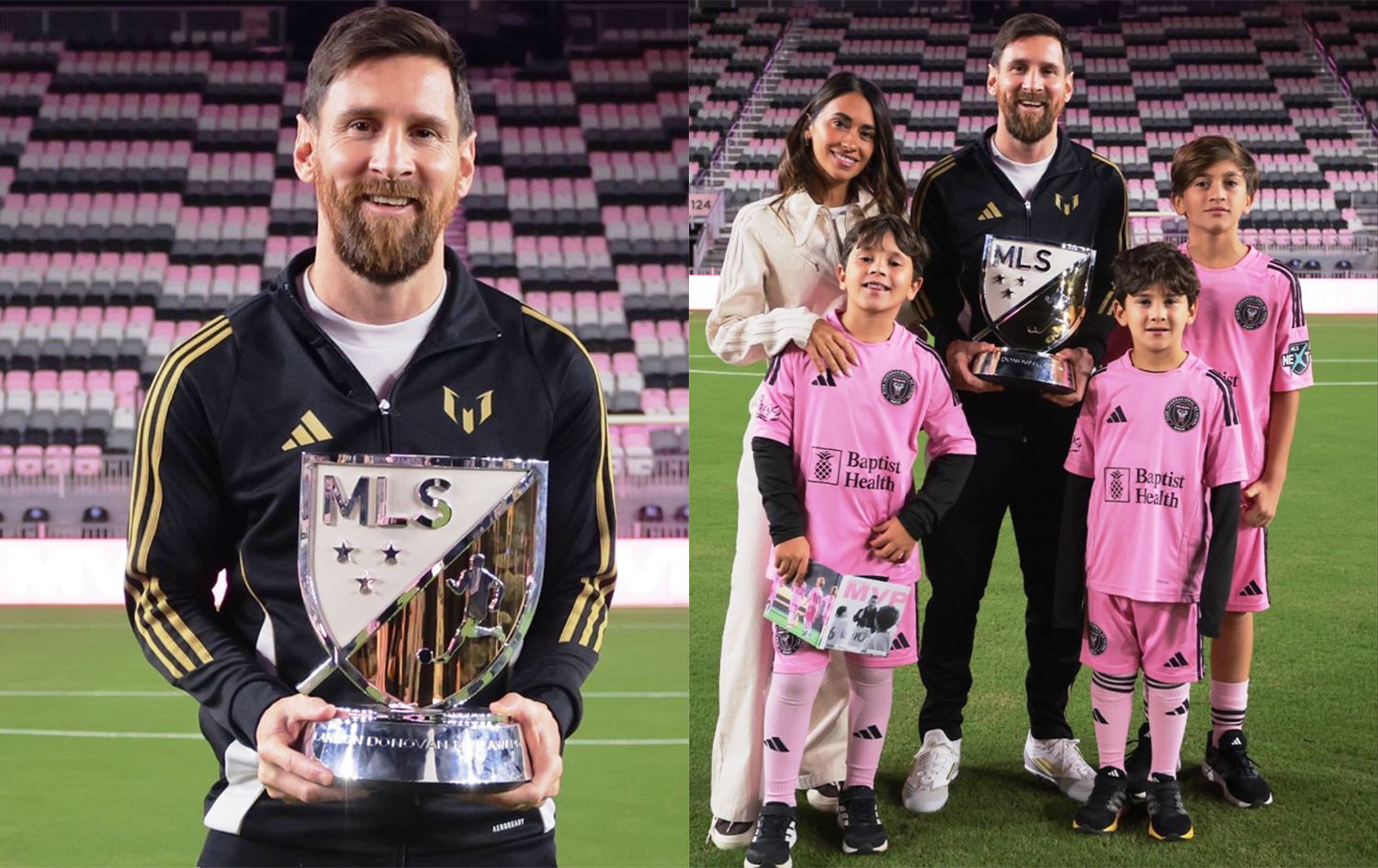 لیۆ مێسی و خێزانەکەی