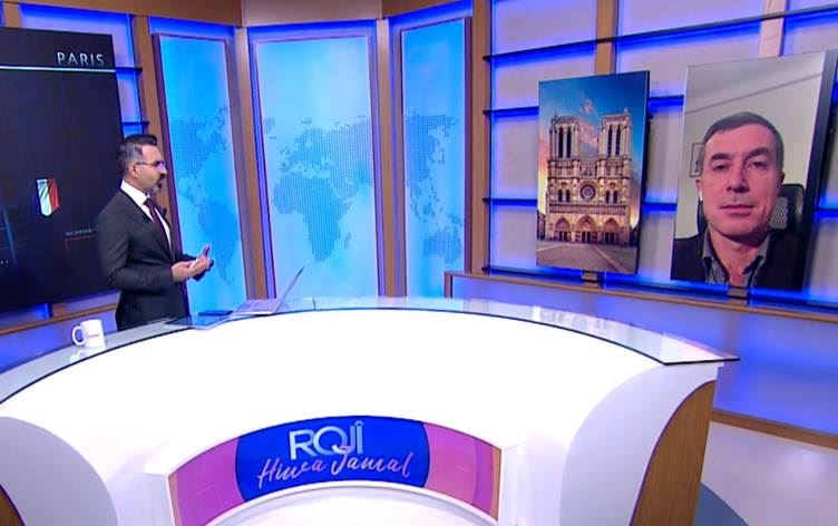 Kürdistan Bölgesi Fransa Temsilcisi Ali Dolemeri Hiwa Cemal'in 