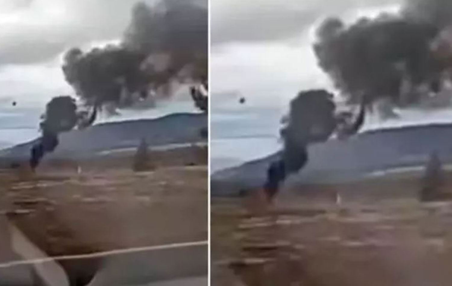 Helîkoptera ketî / Wêne: Ji ber dîmenan