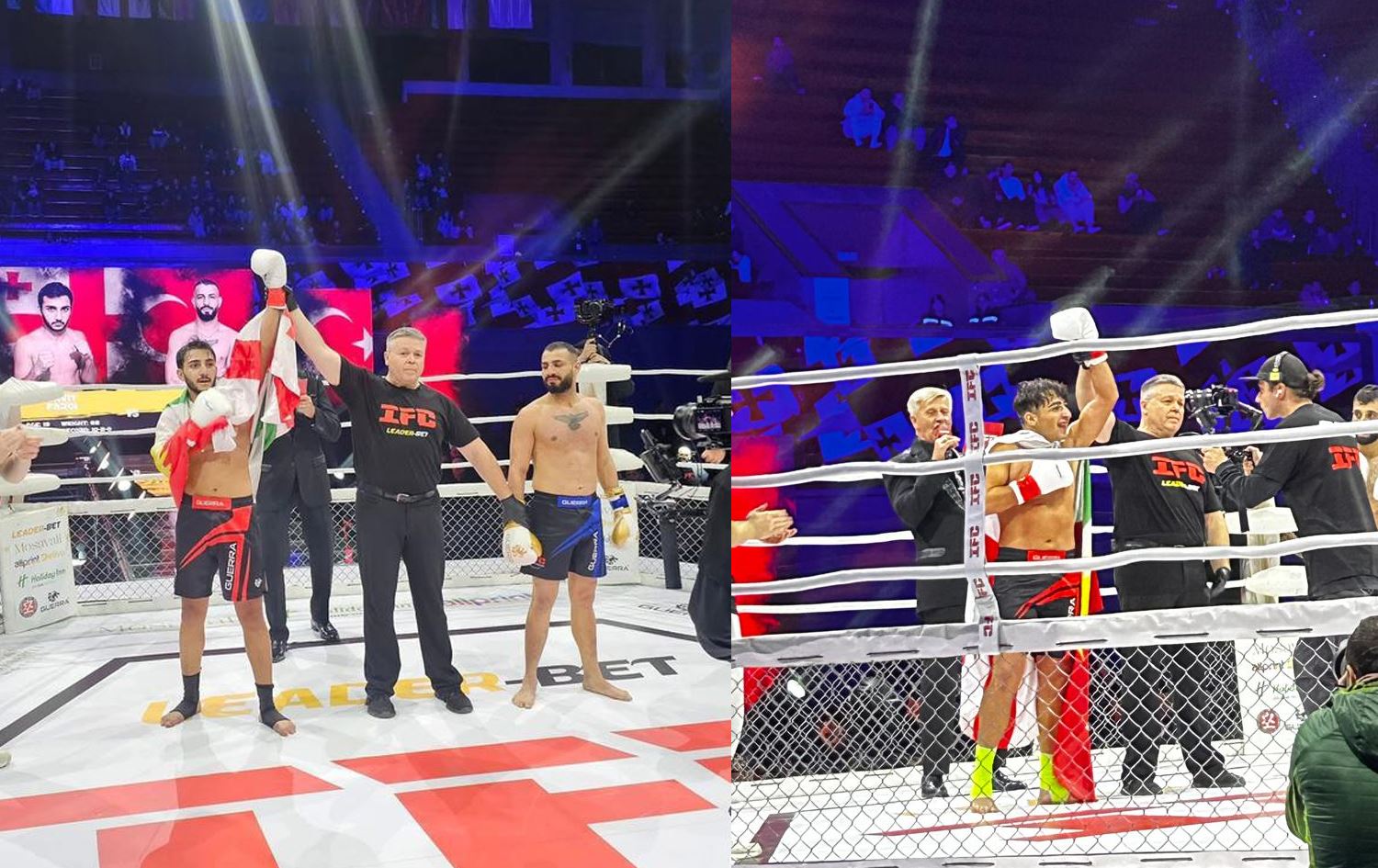  Boksorên Kurd ên ji Gurcistanê David Faroî û Daniel Faroî / Wêne: Ji Rûdawê re hatine şandin