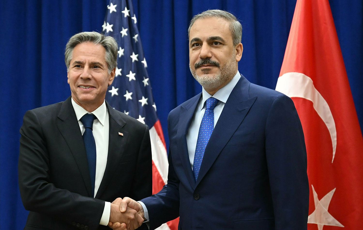 Blinken (solda) ve Fidan. / Foto: Arşiv