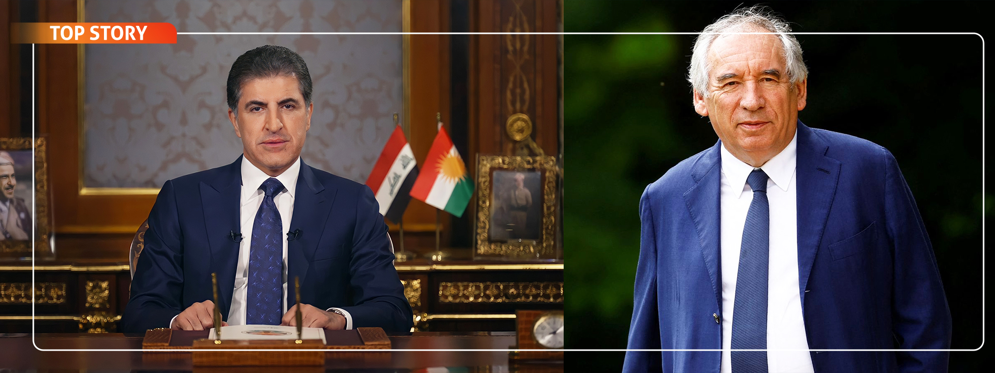 نێچیرڤان بارزانی پیرۆزبایی لە سەرۆکوەزیرانی راسپێردراوی فەرەنسا دەکات