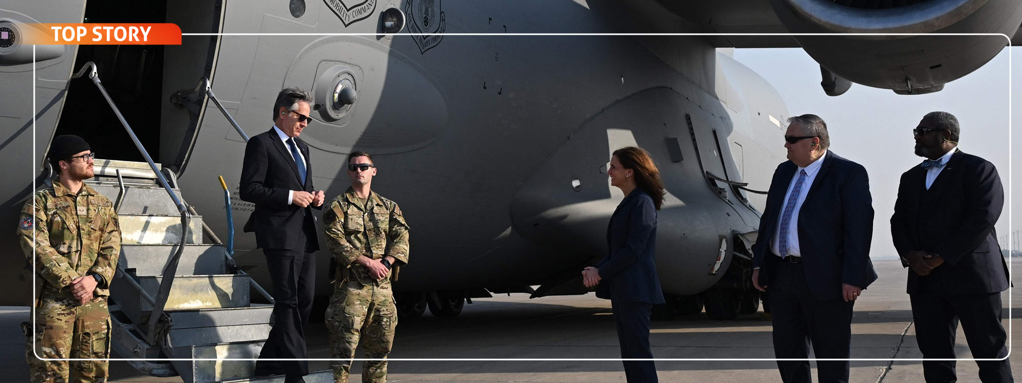 وەزیری دەرەوەی ئەمریکا لە بەغدا: پابەندین بە ئاسایشی عێراق