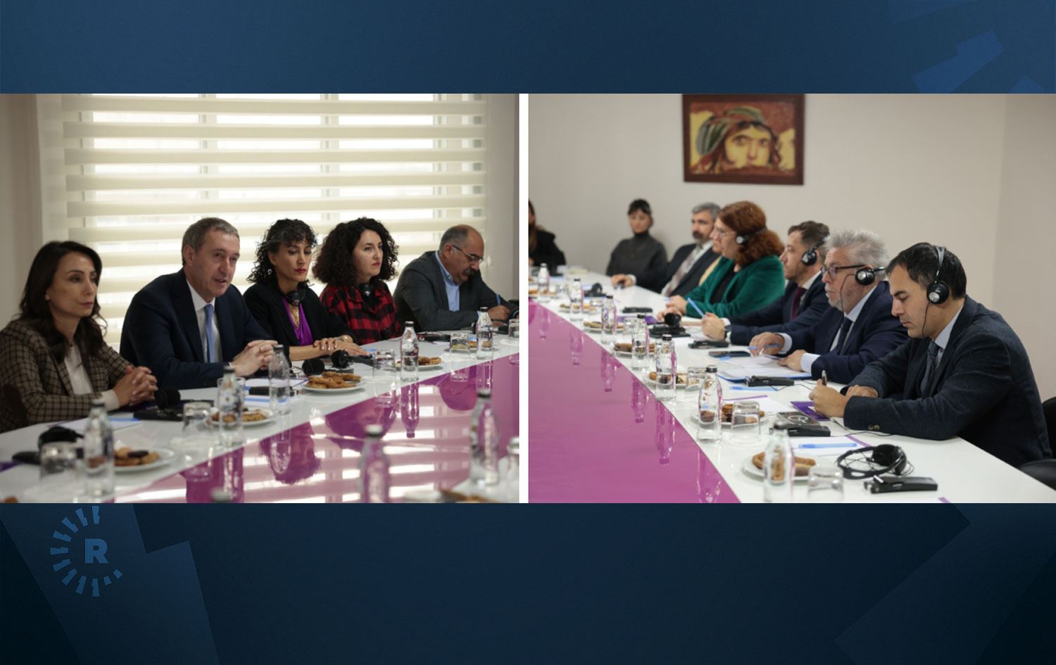 Civîna DEM Partiyê û Şandeya Parlamentoya Ewropayê / Wêne: @DEMGenelMerkezi