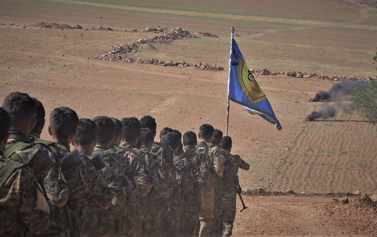 Şervanên Meclisa Leşkerî ya Minbicê / Wêne: Arşîv 