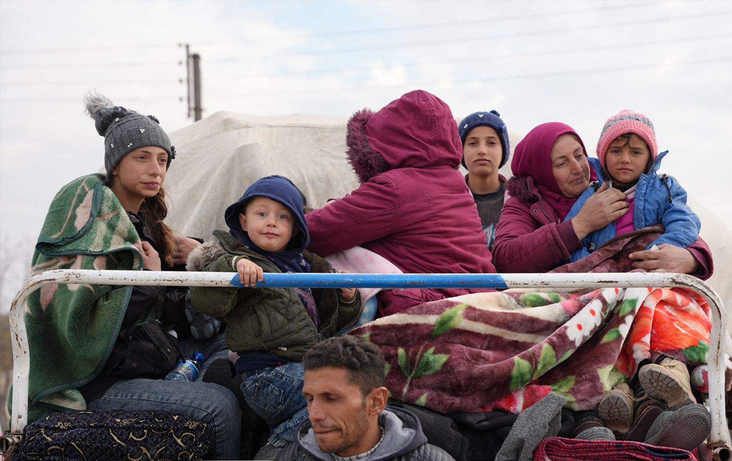 Koçberên Efrînê /Wêne: AFP