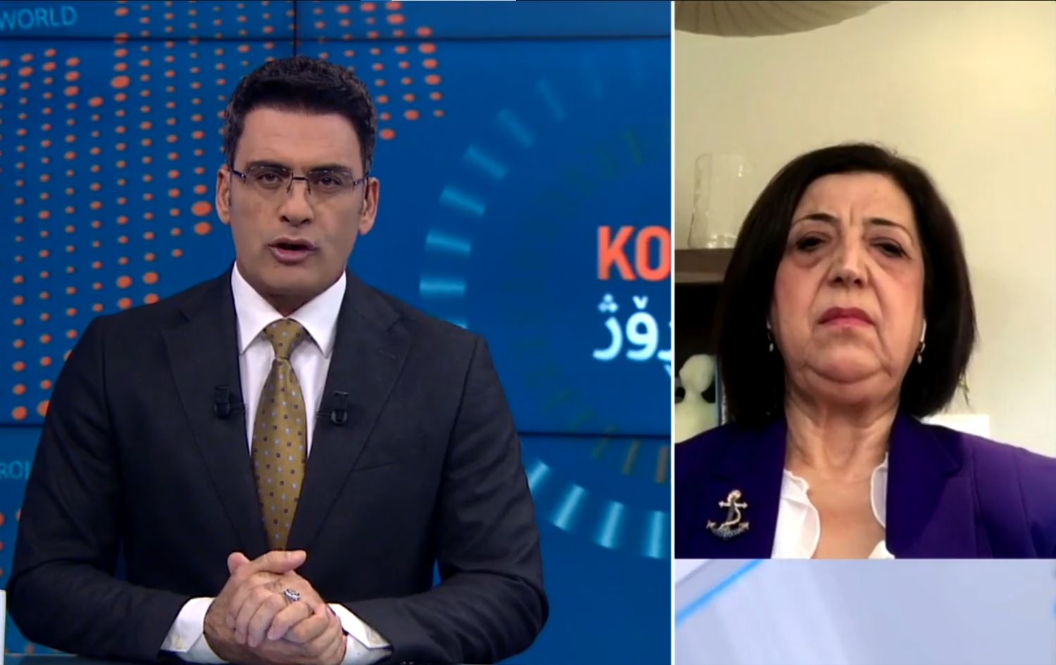 Nûnera Meclisa Sûriyeya Demokratîk a Amerîkayê Sînem Mihemed bû mêvana bultena Rûdawê