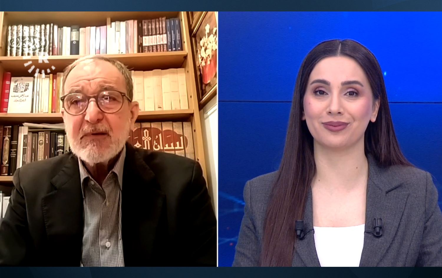 Riyad Derar bû mêvanê bultena Nûrojê/Wêne: Rûdaw Grafîk