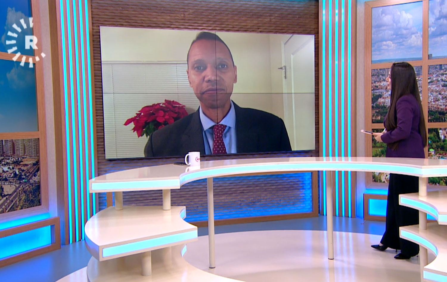  Myles Caggins bû mêhvanê Rûdawê / Wêne û Vîdeo: Rûdawê