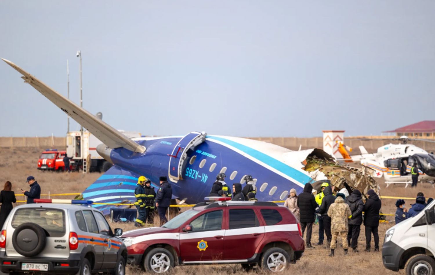 Azerbaycan Havayolları'na ait uçak dün düştü. 