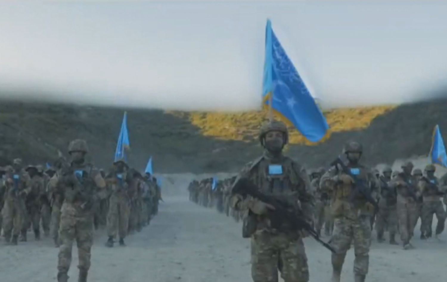 Çekdarên biyanî yên li Sûriyeyê /Wêne: Ajans