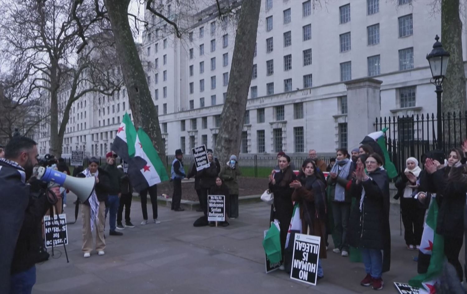 Penaberên Sûriyeyê yên li Brîtanyayê\ Wêne| AFP