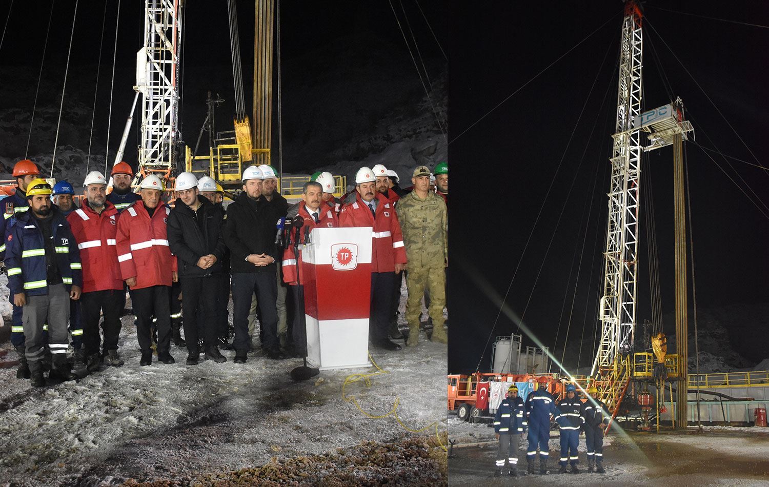 Merasîma vekirina bîra petrolê / Wêne: AA