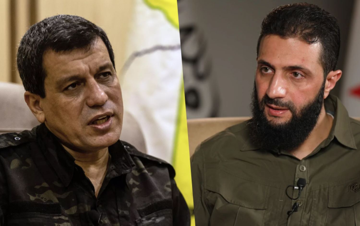 Mezlûm Ebdî û Ehmed Şer /Wêne: Rûdaw Grafîk