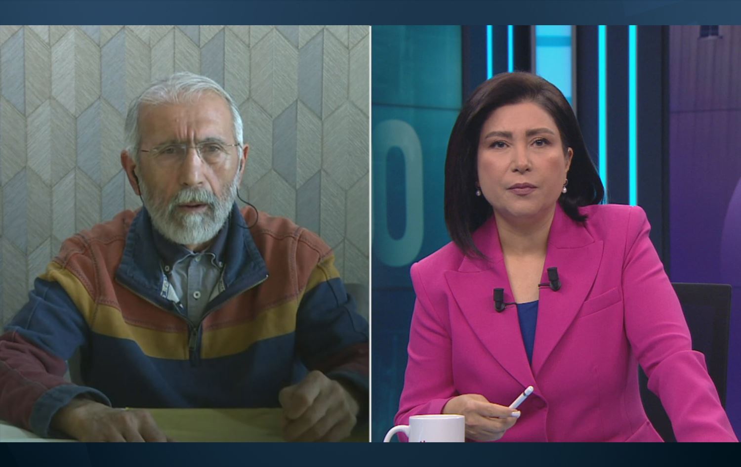 Prof. Dr. Alî Kemal Ozcan û Hêvîdar Zana /Wêne: Rûdaw