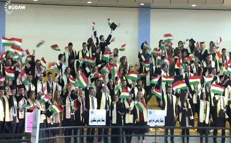 Di merasîma derçûnê de daxwaza “Serxwebûna Kurdistanê”