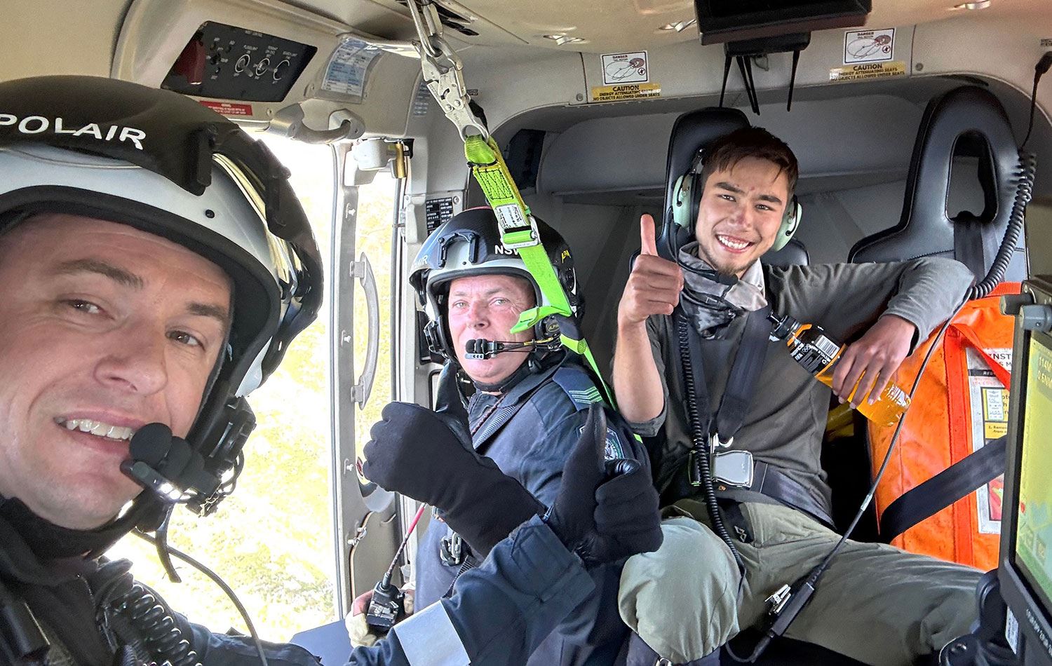 Hadi Nazari hava yoluyla hastaneye götürüldü. / Foto: AFP