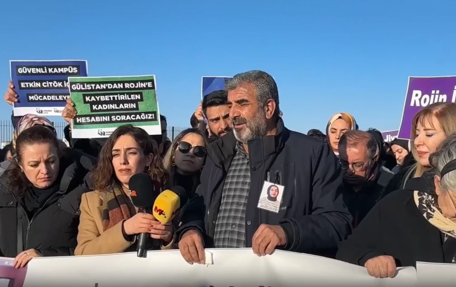 Li Zanîngeha Wanê ji bo Rojîn Kabaîşê xwepêşandanek hat kirin/Wêne: Ji vîdoya ANKAyê