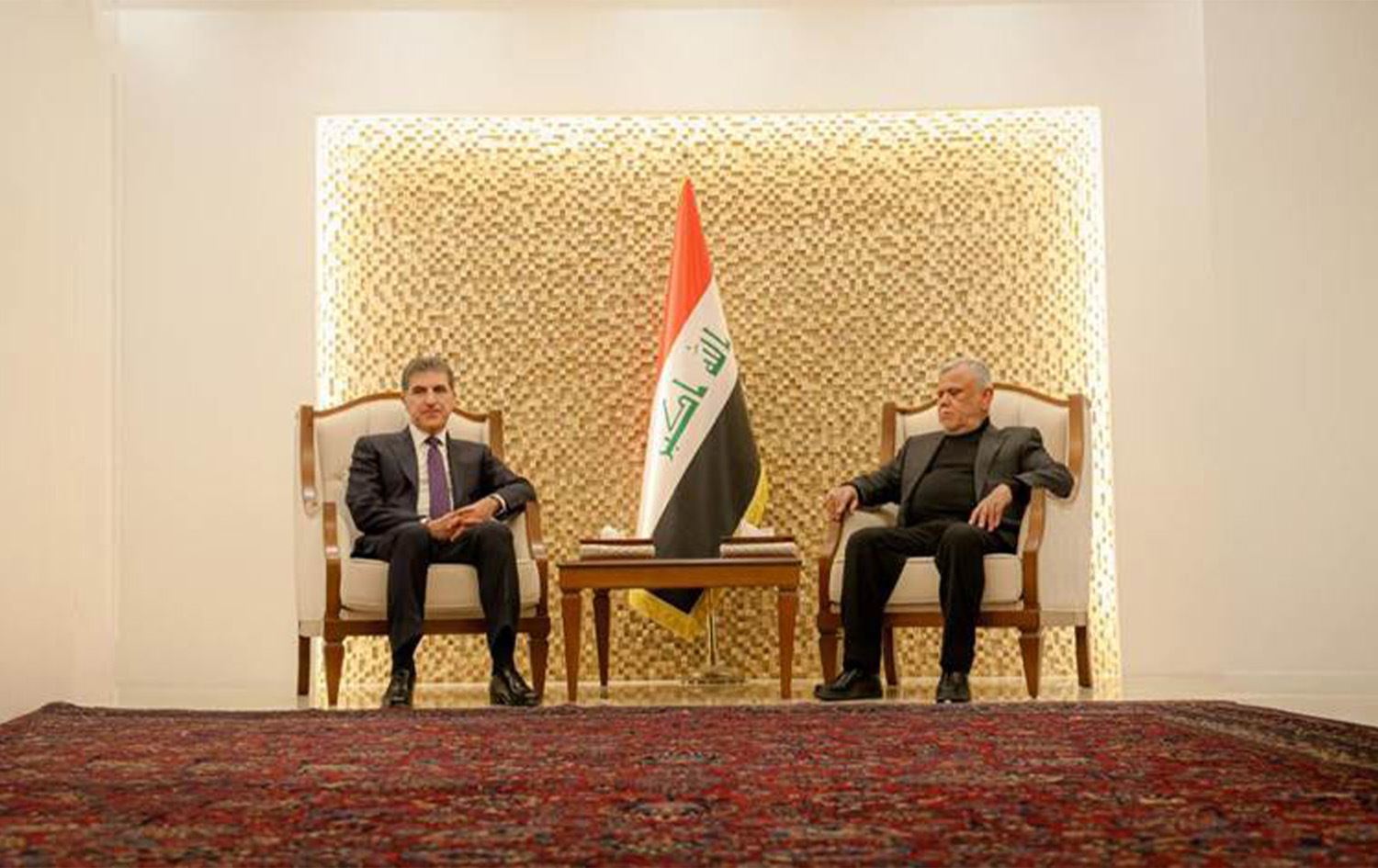 Başkan Neçirvan Barzani, Bedir Örgütü lideri Hadi Amiri ile bir araya geldi  