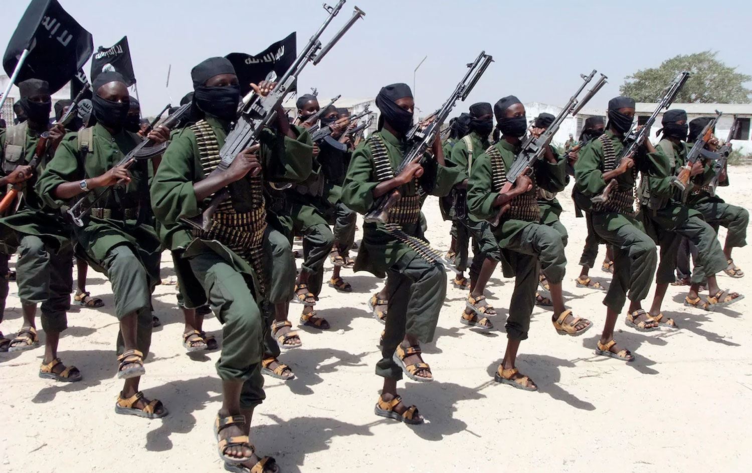 Çekdarên DAIŞê li Somaliyê / Wêne: AP-Arşîv