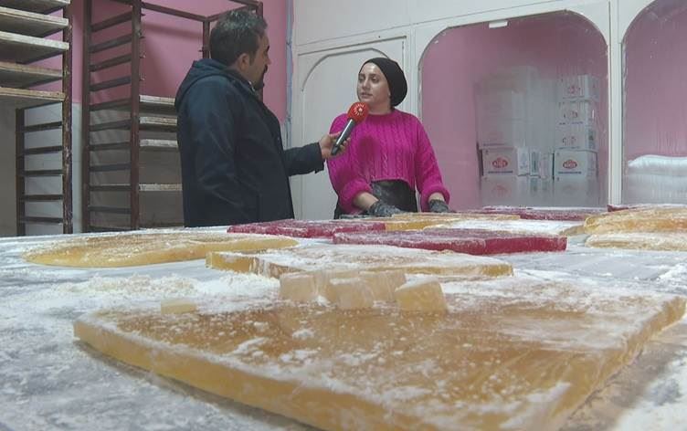 Diyarbakırlı girişimci Leyla Kurt lokum üretim tesisi açtı. / Foto: Rûdaw