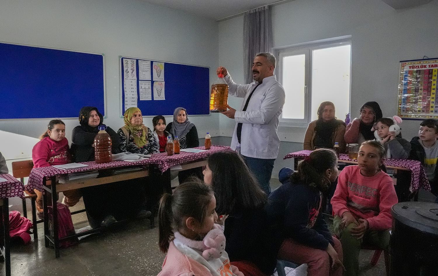 Kampanyaya mamosteyan / Wêne: AA