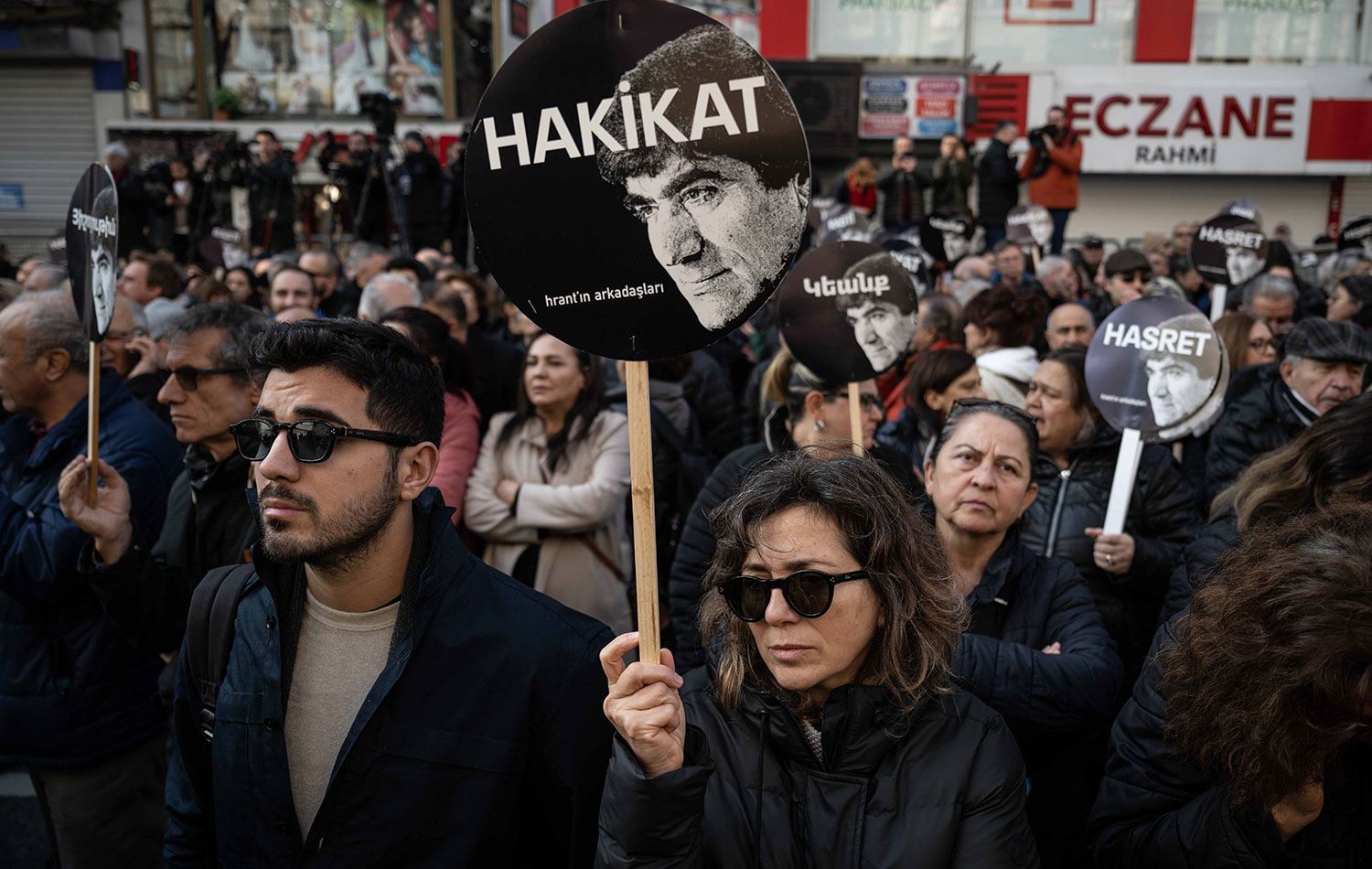Hrant Dink katledilişinin 18’inci yılında anıldı. / Foto: AA