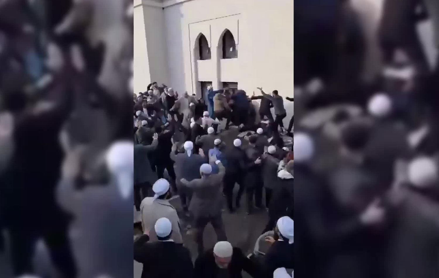 Menzil arasındaki kavga kameralara yansıdı