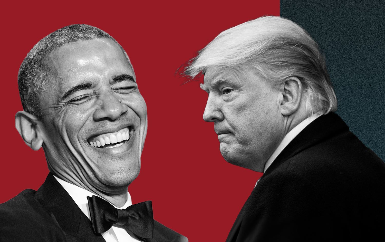 Barack Obama û Donald Trump /Wêne: Rûdaw Grafîk