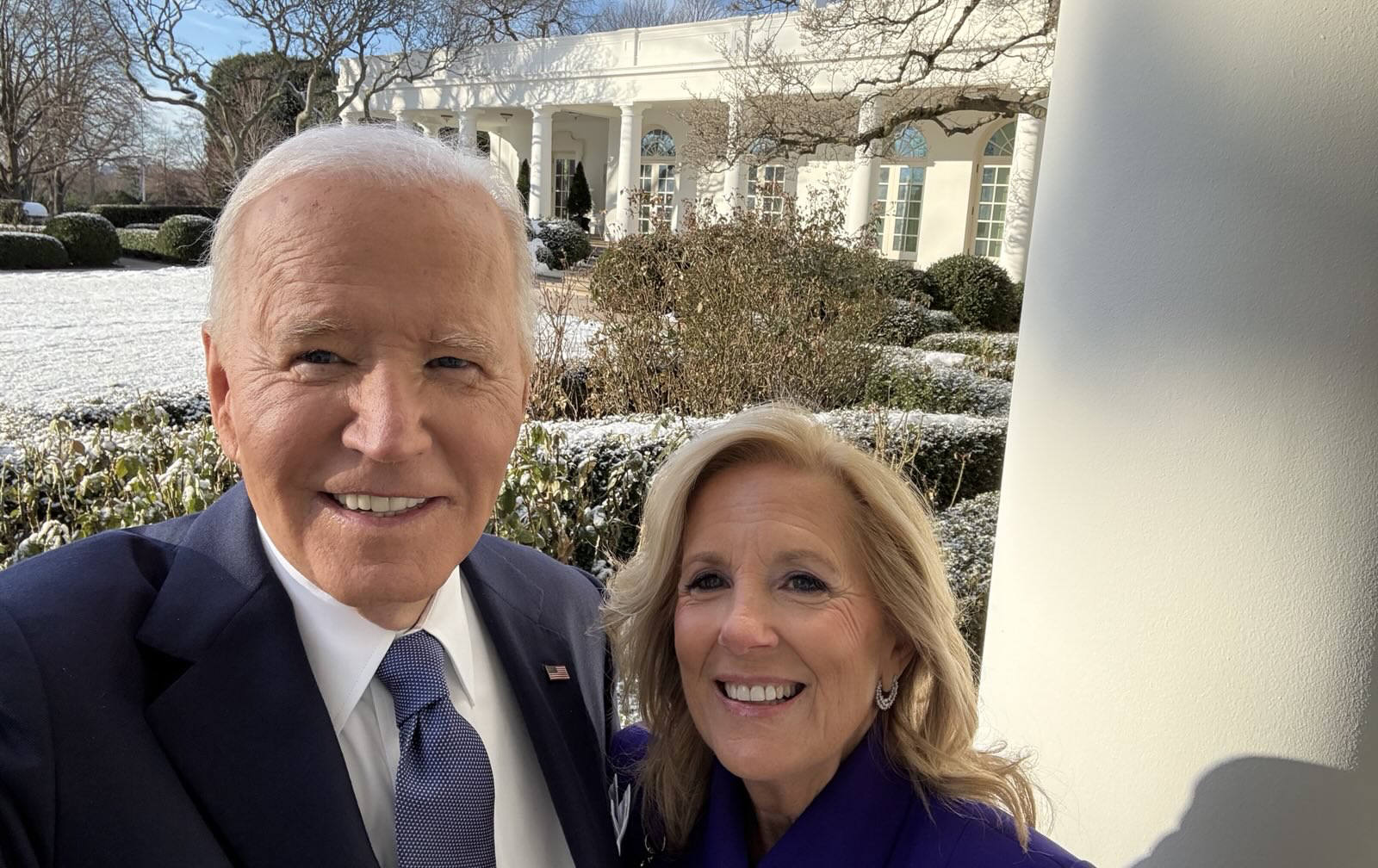 جۆ بایدن و جیڵ بایدن.