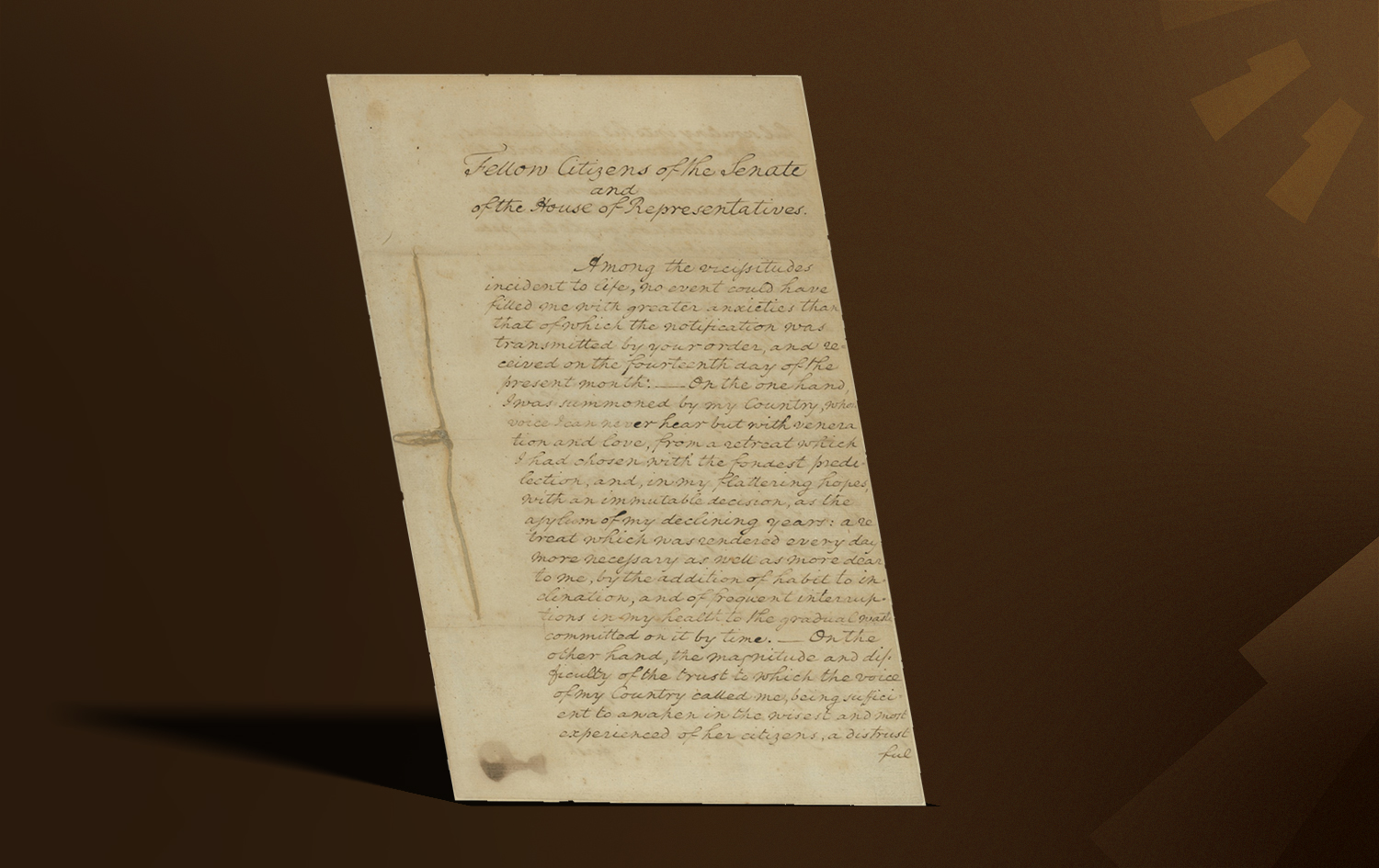 وێنەی دەقی یەکەم سوێندخواردنی مێژووی ئەمریکا