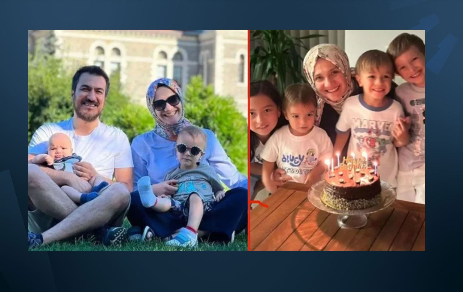 Zehra Sena Gültekin, eşi ve çocukları / Foto: Ajanslar