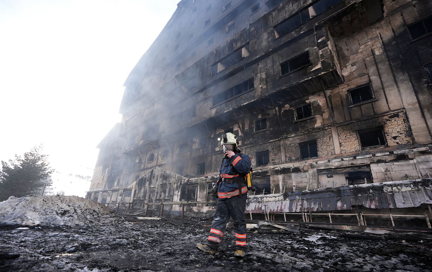 Otela ku şewitiye /Wêne: AA